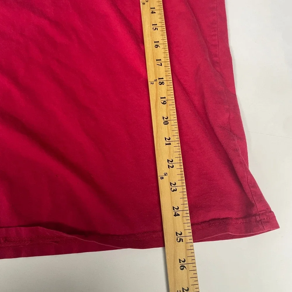 Hollister T-Shirt Mens M Red Graphic Logo Short Sleeve Cotton Tee